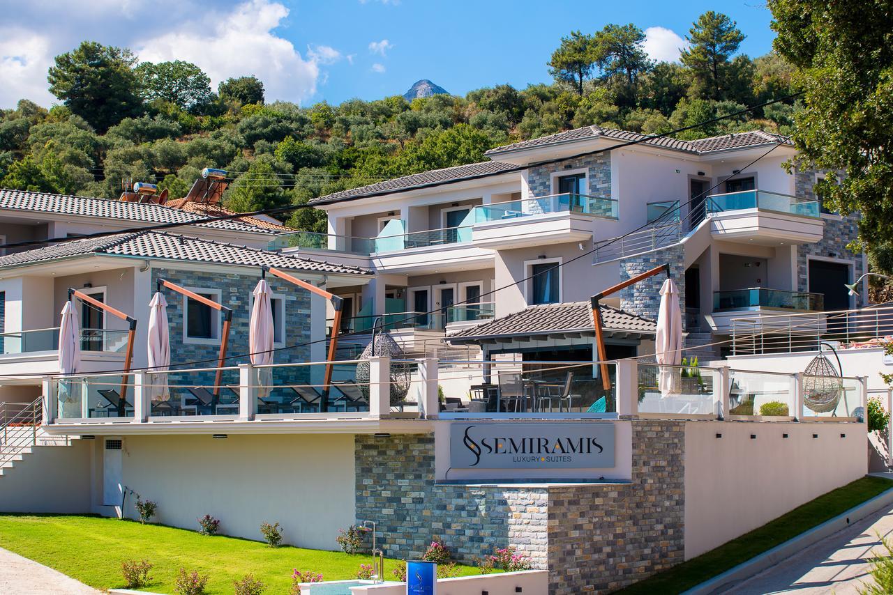 Semiramis Luxury Suites Chrysi Ammoudia Exterior foto