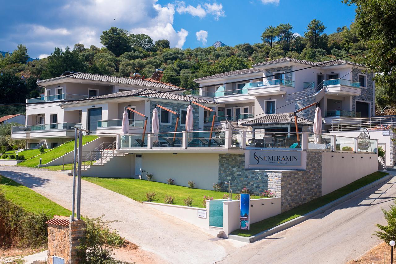 Semiramis Luxury Suites Chrysi Ammoudia Exterior foto